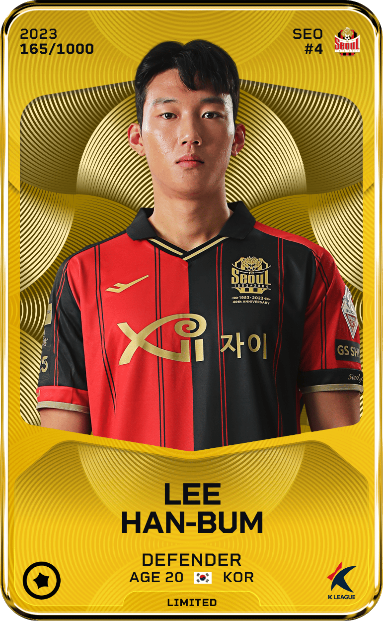 Lee Han-Bum 2023-24 • Limited 165/1000