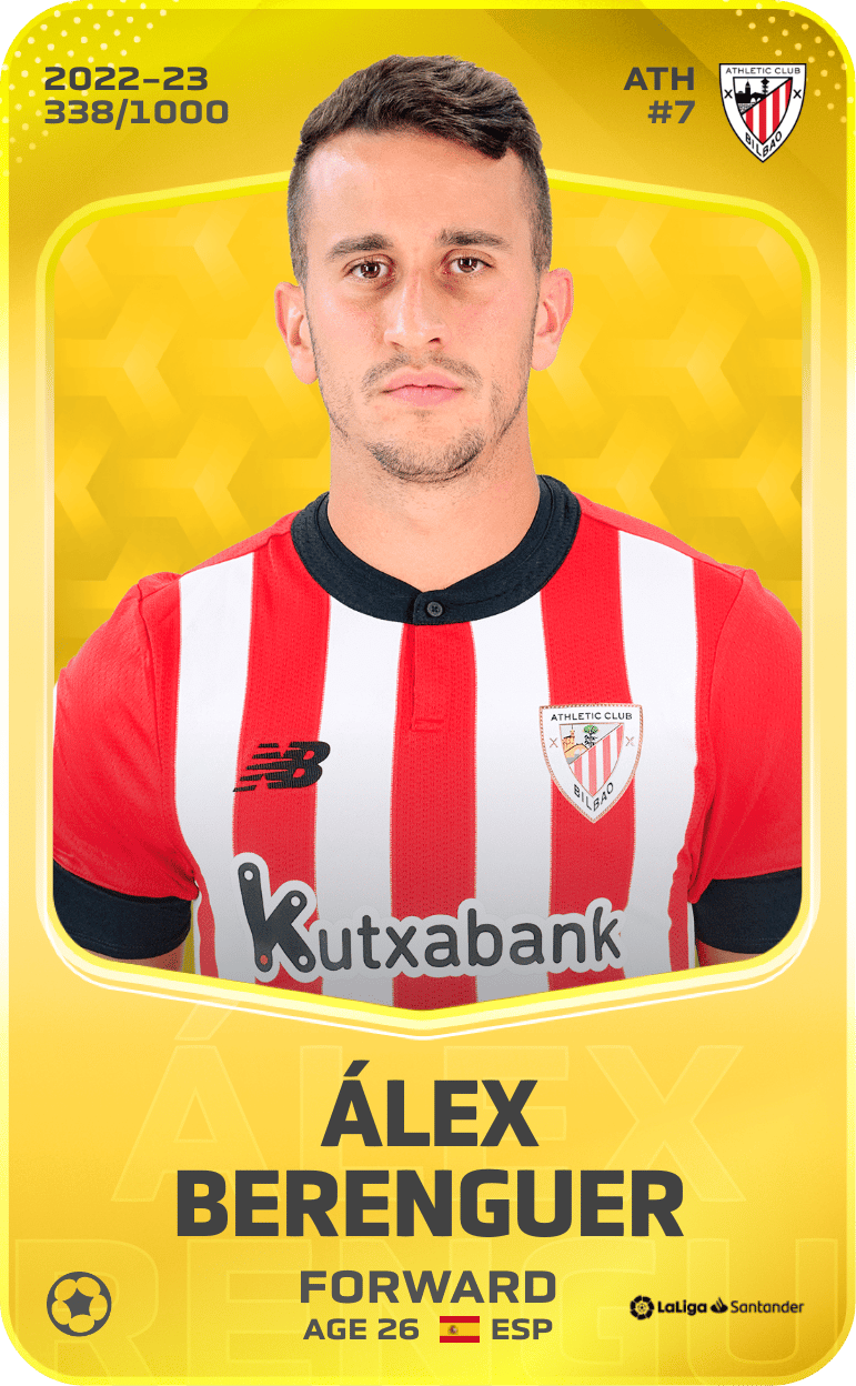 Álex Berenguer 2022-23 • Limited 338/1000