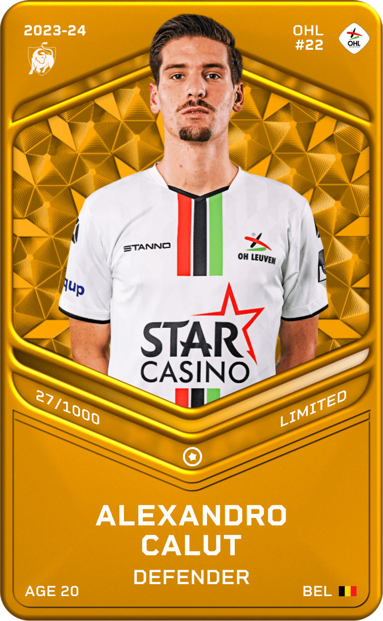 Alexandro Calut 2023-24 • Limited 27/1000