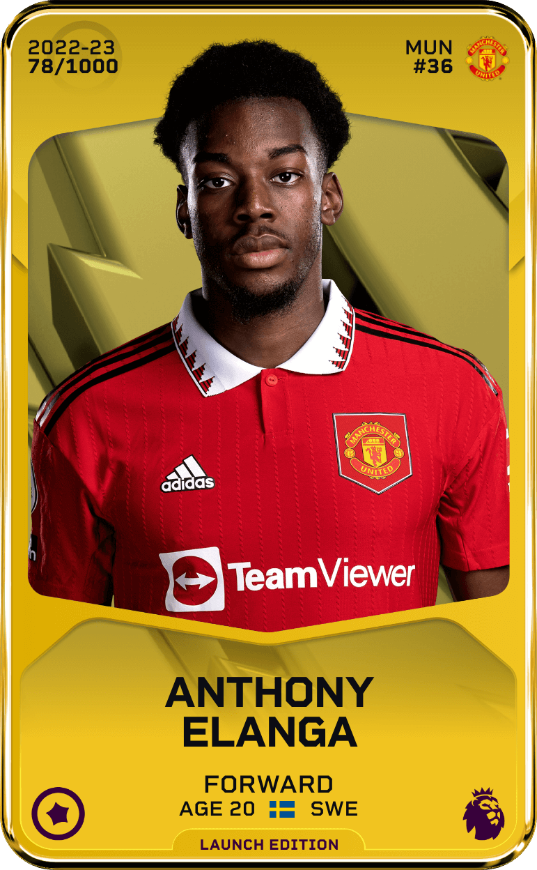 Anthony Elanga 2022-23 • Limited 78/1000