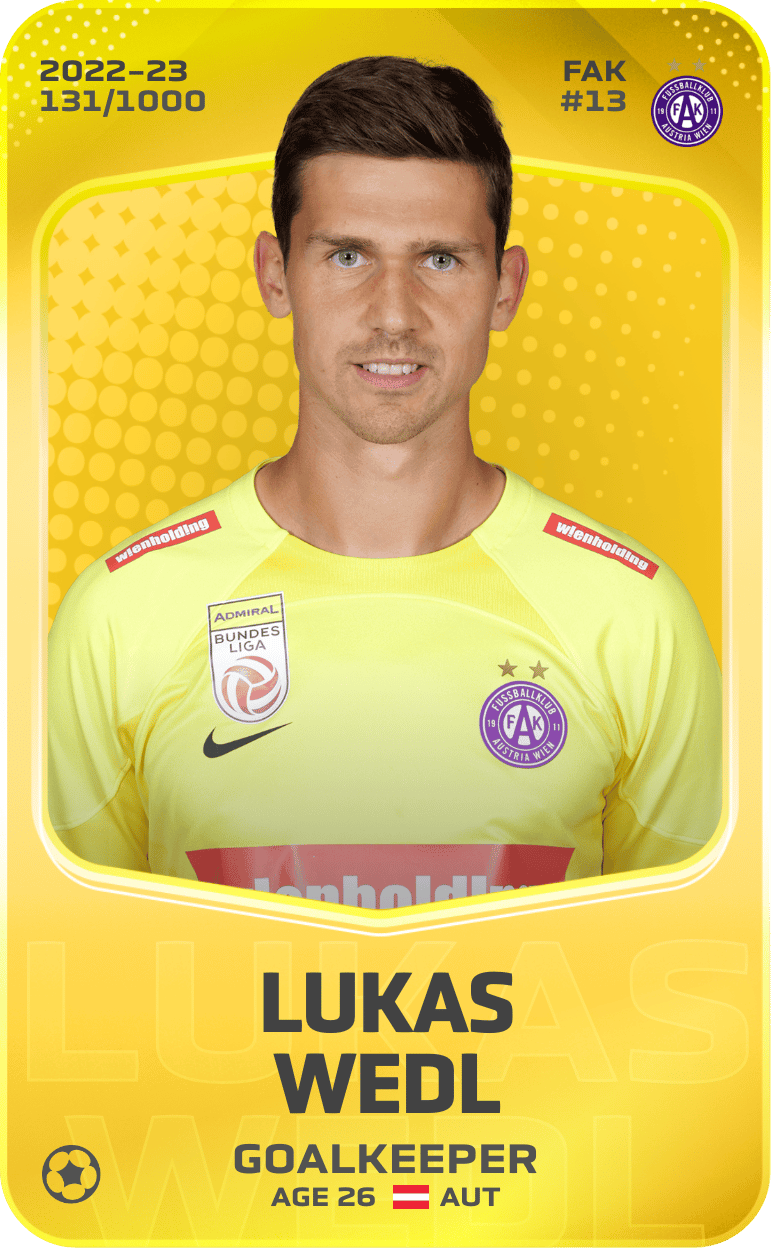 Lukas Wedl 2022-23 • Limited 131/1000