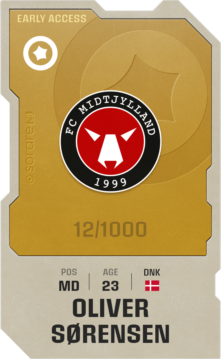 Oliver Sørensen 2025-26 • Limited 12/1000