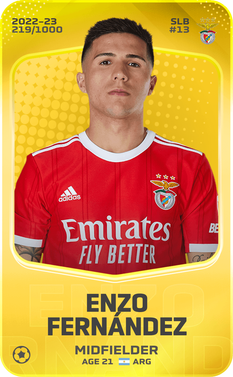 Enzo Fernández 2022-23 • Limited 219/1000