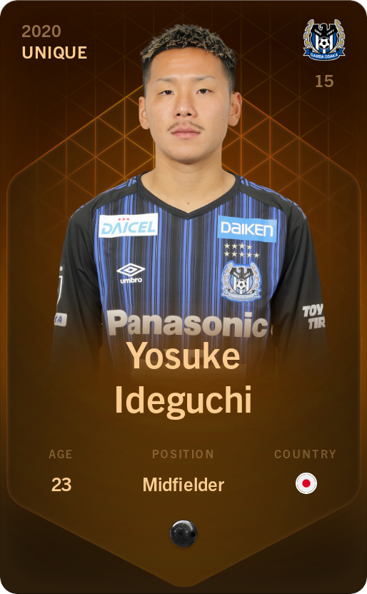 Sorare - Sorare Official - Yosuke Ideguchi 2020-21 • Unique - NFT # 61195445027759950600929693776258372980640917274200718767468994998641584174836