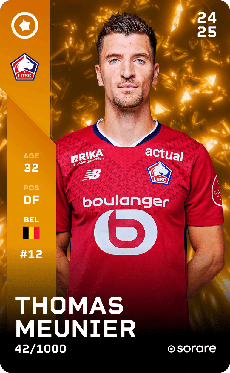 Thomas Meunier 2024-25 • Limited 42/1000