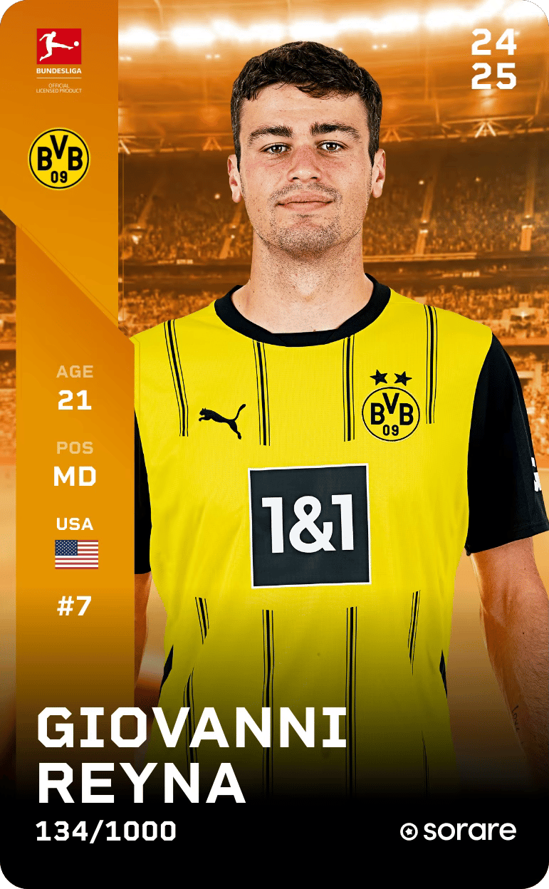 Giovanni Reyna 2024-25 • Limited 134/1000