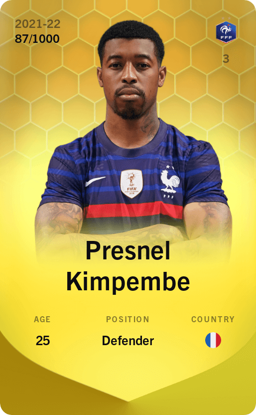 Presnel Kimpembe 2021-22 • Limited 87/1000