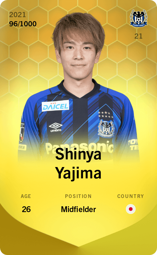 Shinya Yajima 2021-22 • Limited 96/1000
