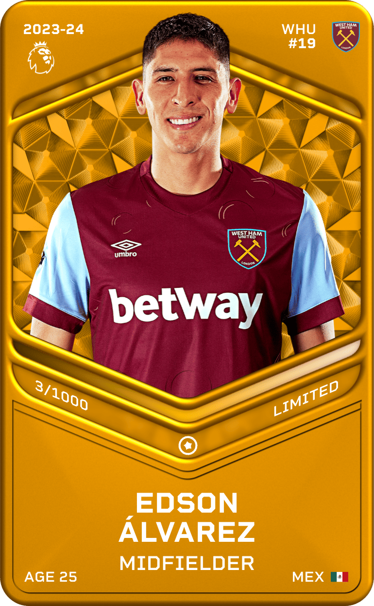 Edson Álvarez 2023-24 • Limited 3/1000