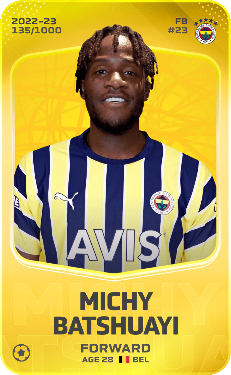 Michy Batshuayi 2022-23 • Limited 135/1000