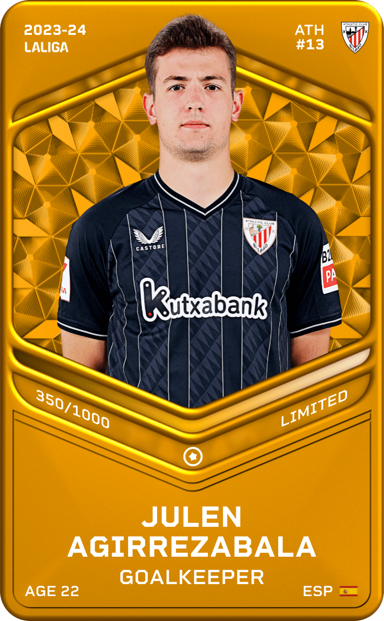 Julen Agirrezabala 2023-24 • Limited 350/1000