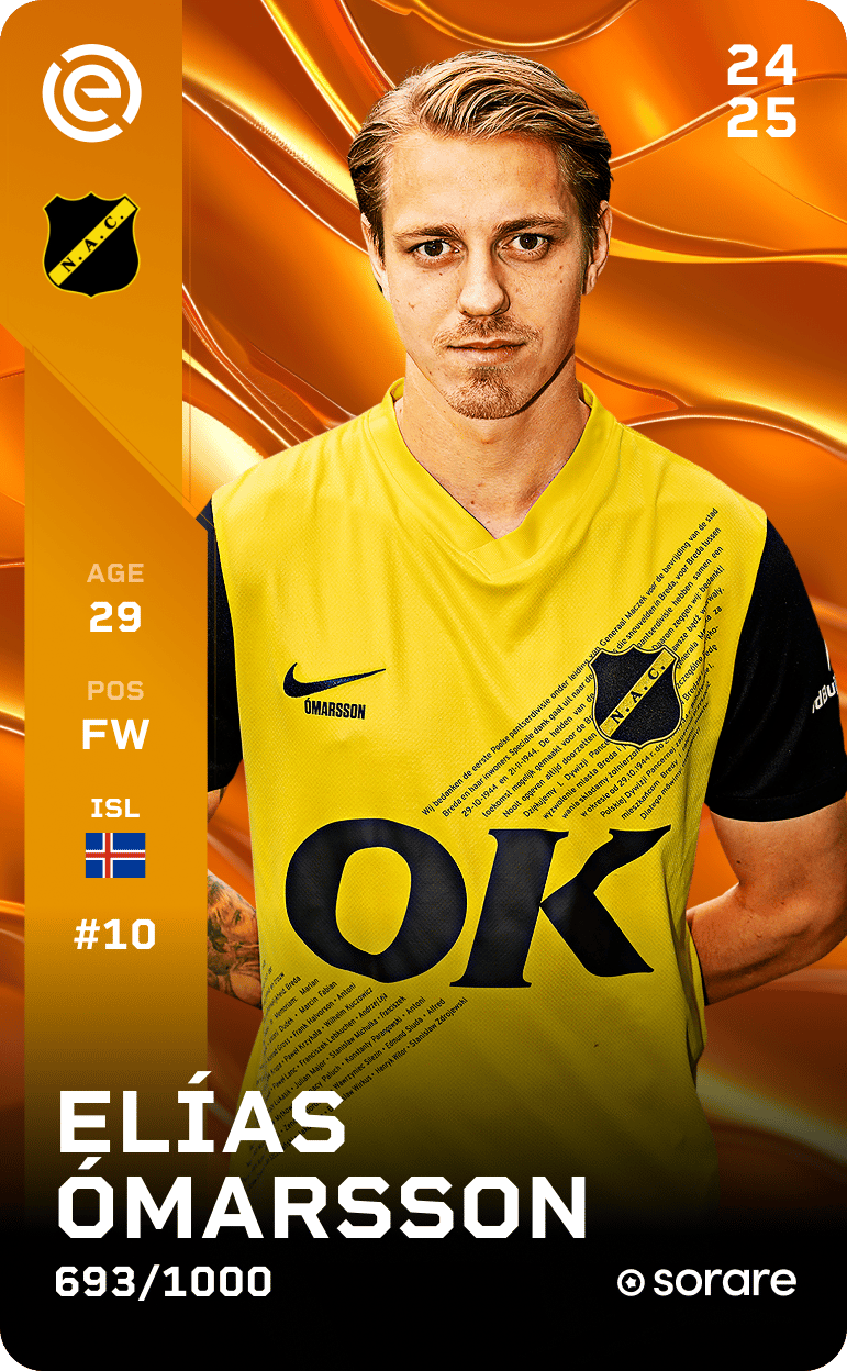 Elías Ómarsson 2024-25 • Limited 693/1000
