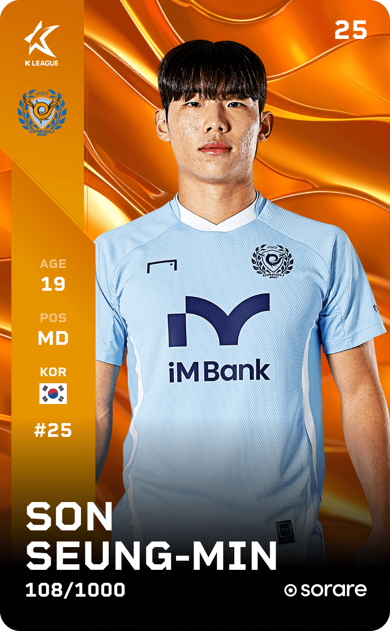 Son Seung-Min 2025-26 • Limited 108/1000