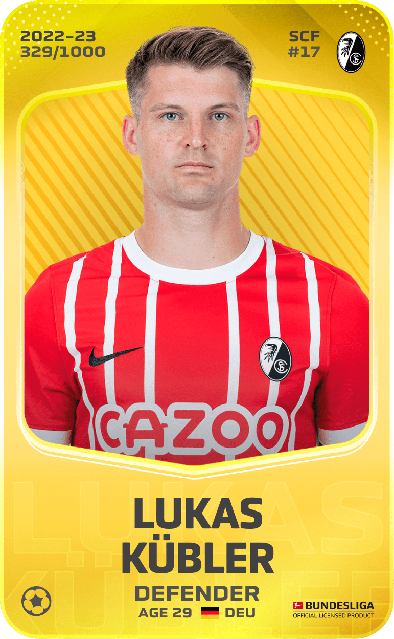 Lukas Kübler 2022-23 • Limited 329/1000