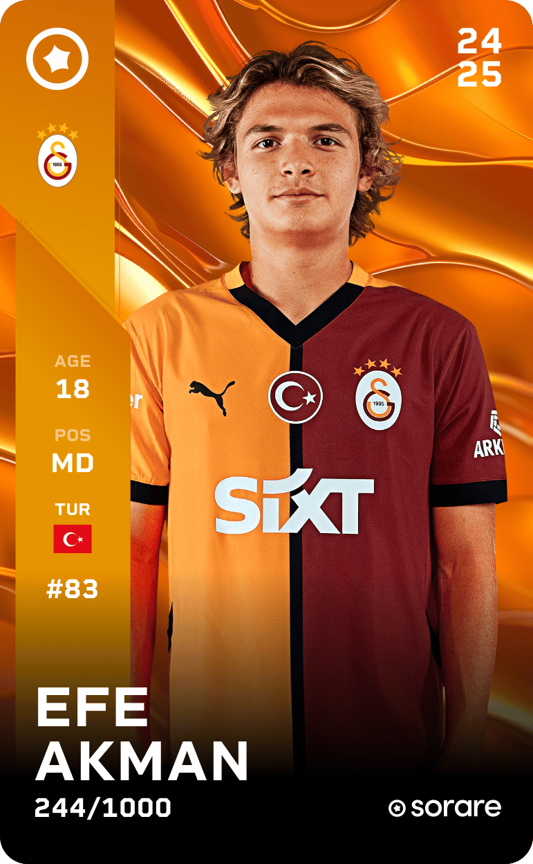 Efe Akman 2024-25 • Limited 244/1000