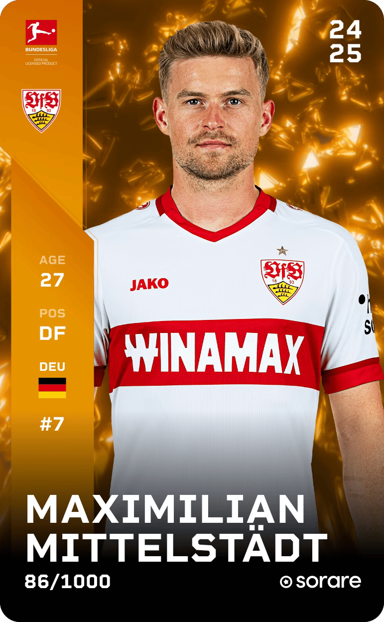 Maximilian Mittelstädt 2024-25 • Limited 86/1000