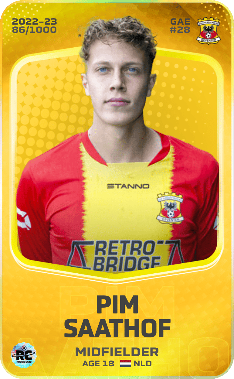 Pim Saathof 2022-23 • Limited 86/1000
