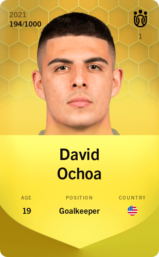 David Ochoa 2021-22 • Limited 194/1000