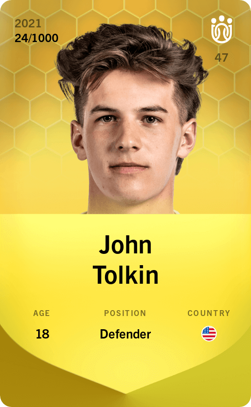 John Tolkin 2021-22 • Limited 24/1000