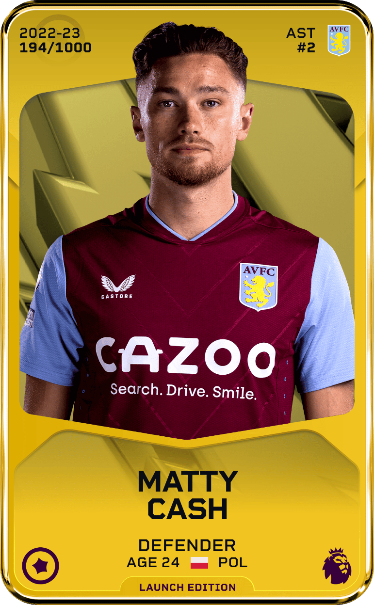 Matty Cash 2022-23 • Limited 194/1000