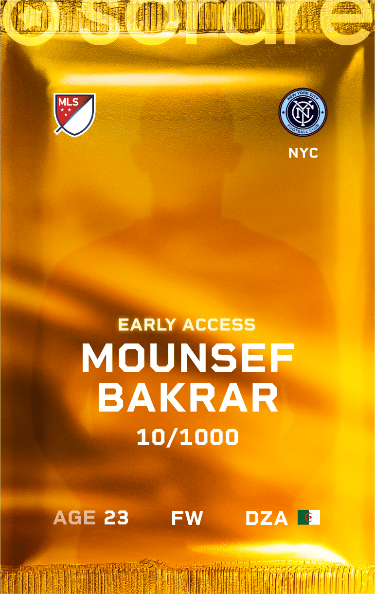 Monsef Bakrar 2025-26 • Limited 10/1000