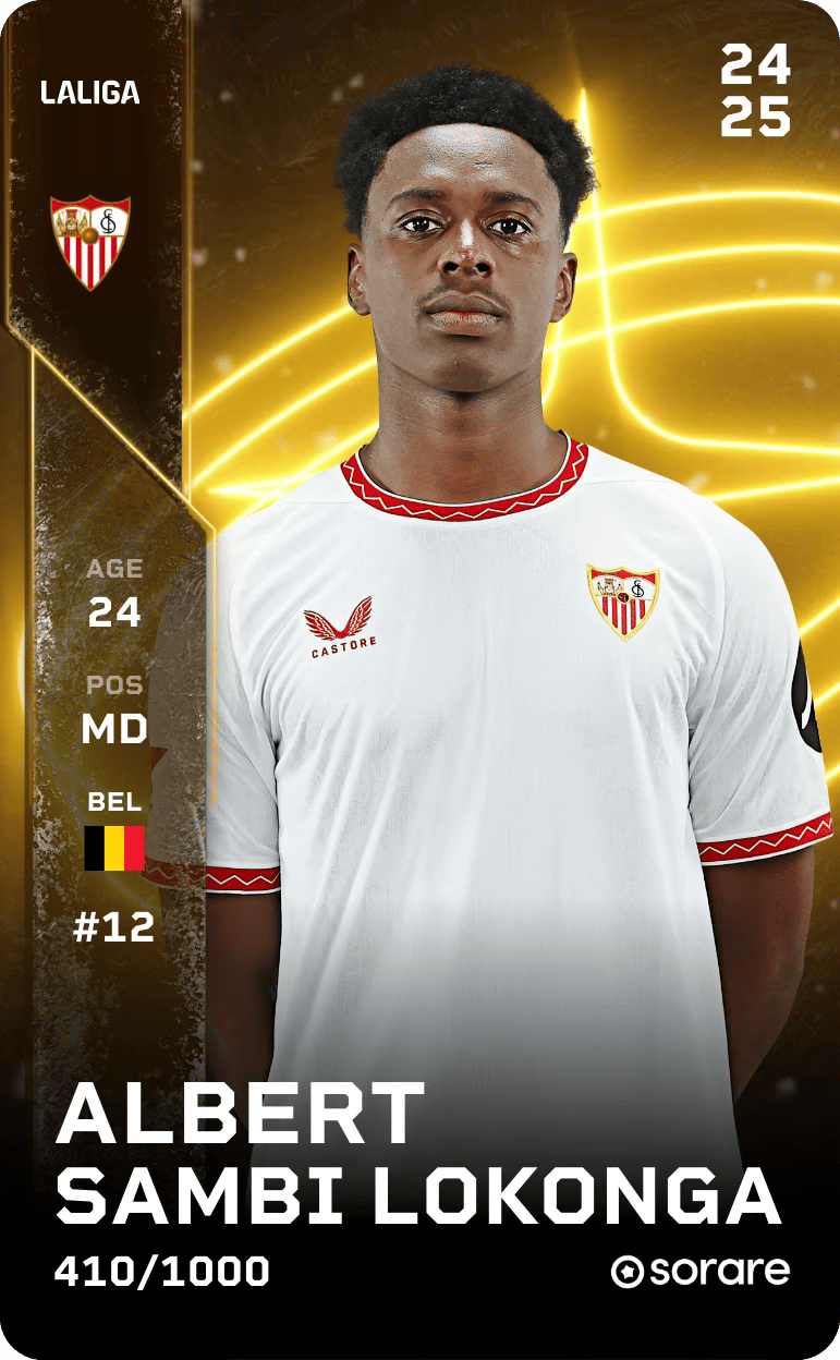Albert Sambi Lokonga 2024-25 • Limited 410/1000