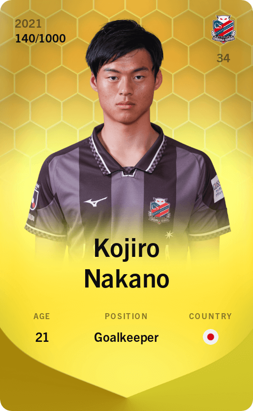 Kojiro Nakano 2021-22 • Limited 140/1000