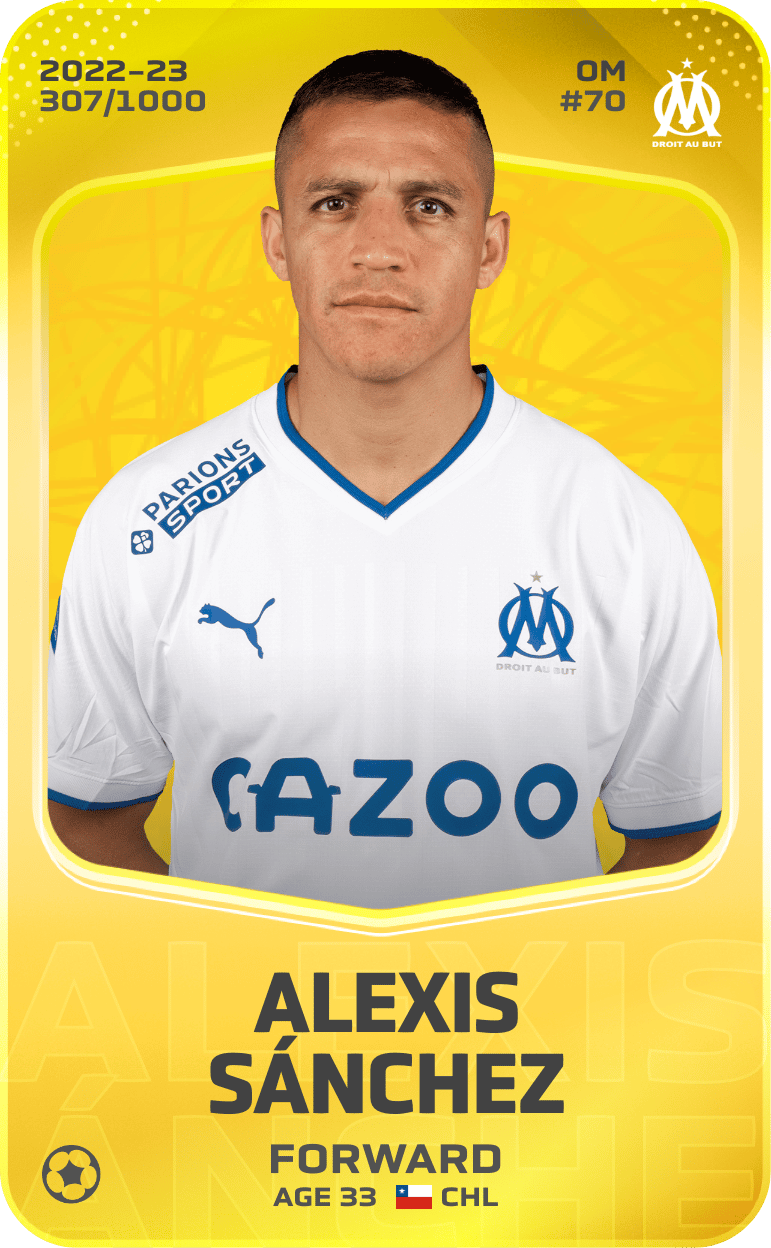 Alexis Sánchez 2022-23 • Limited 307/1000