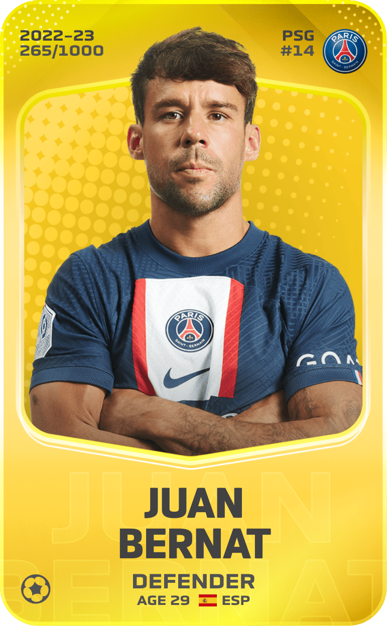Juan Bernat 2022-23 • Limited 265/1000