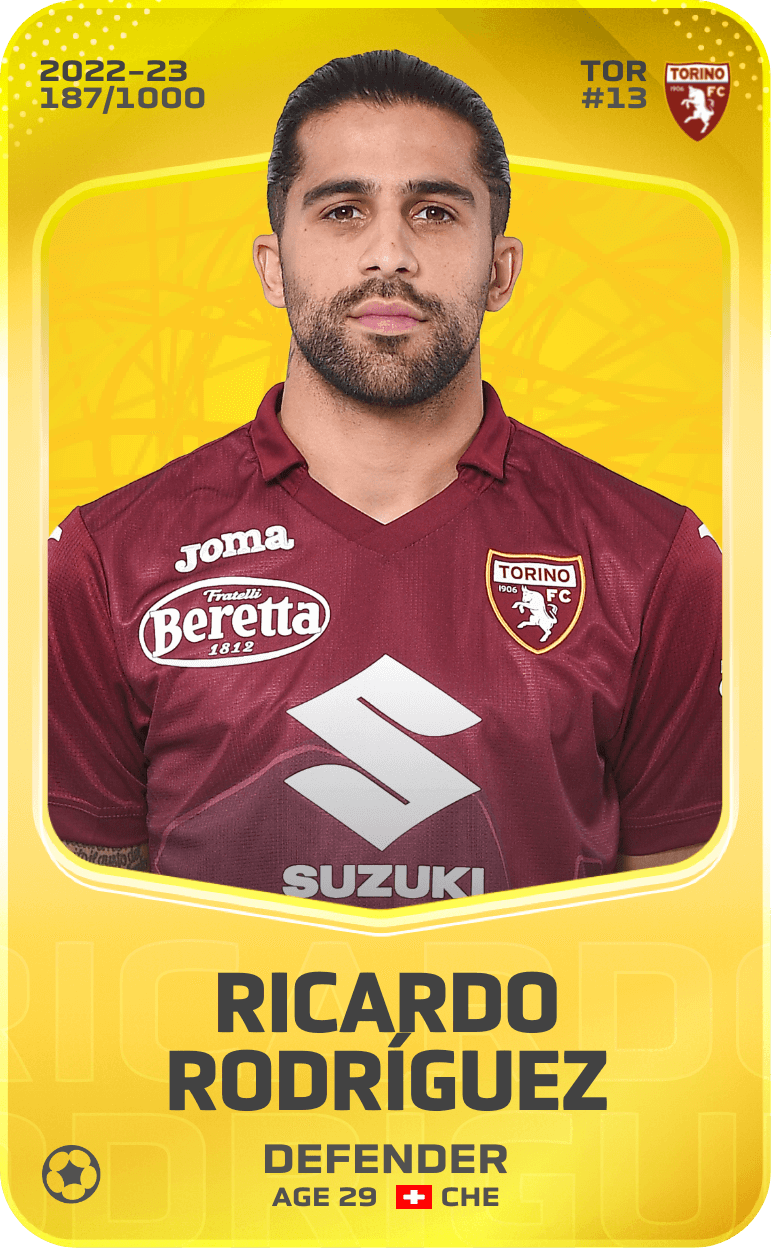 Ricardo Rodríguez 2022-23 • Limited 187/1000