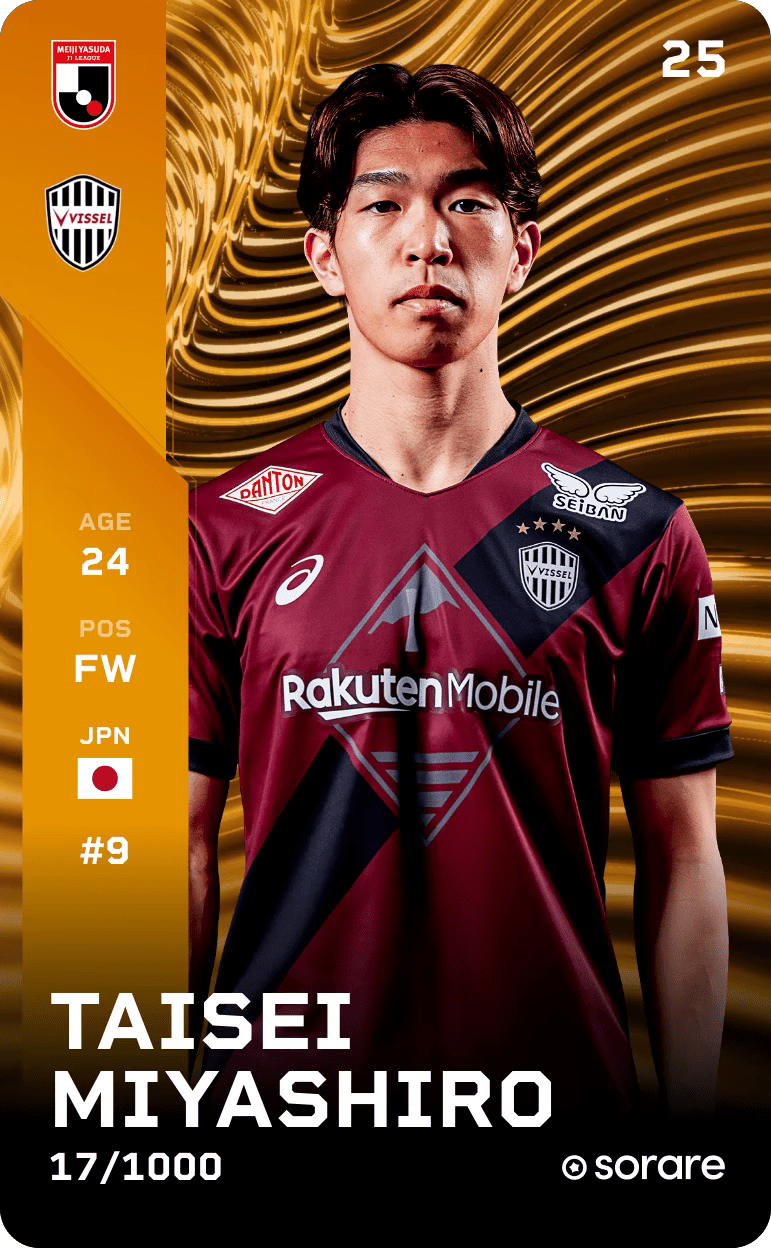Taisei Miyashiro 2025-26 • Limited 17/1000