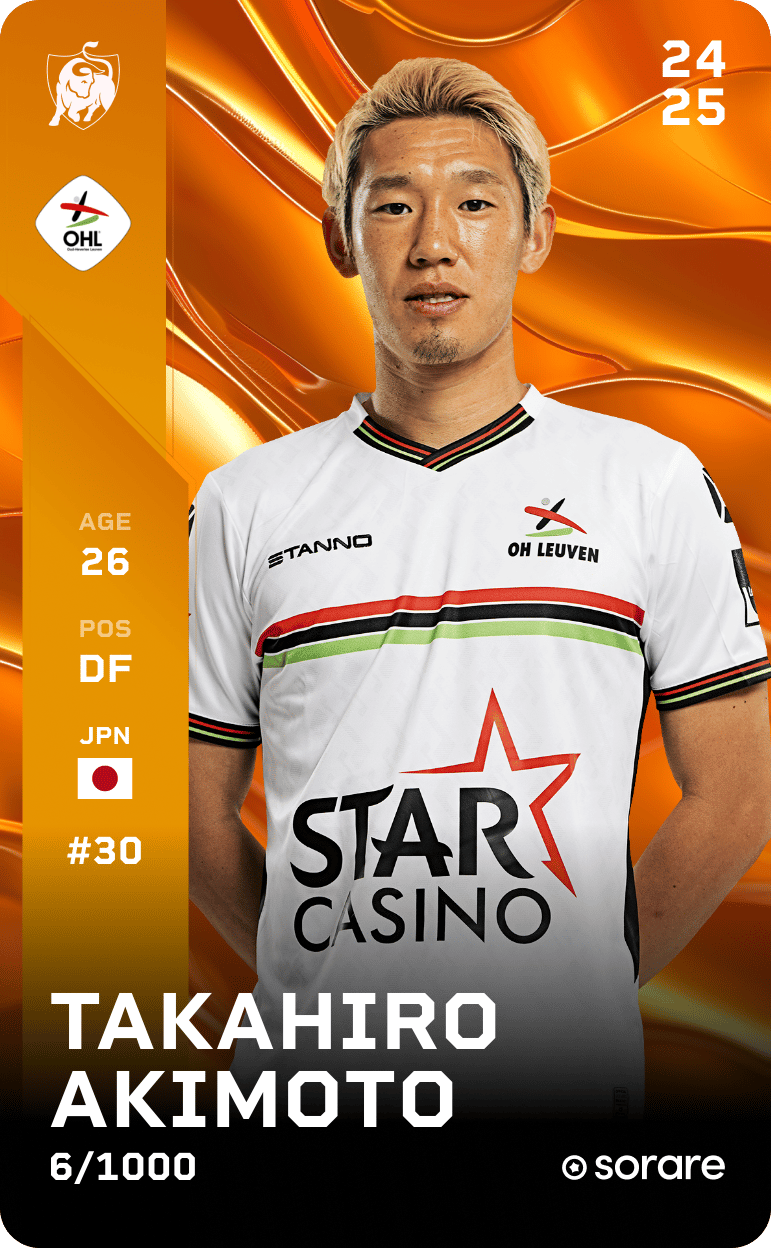Takahiro Akimoto 2024-25 • Limited 6/1000