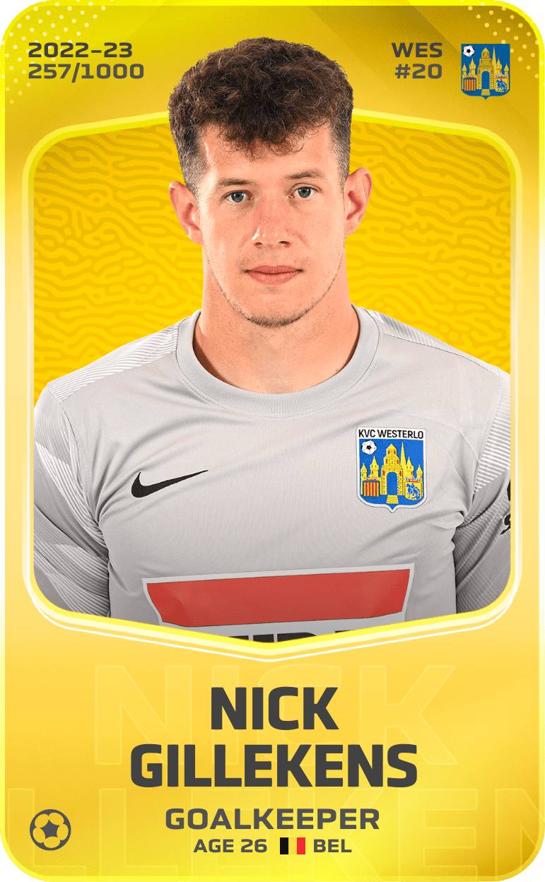 Nick Gillekens 2022-23 • Limited 257/1000