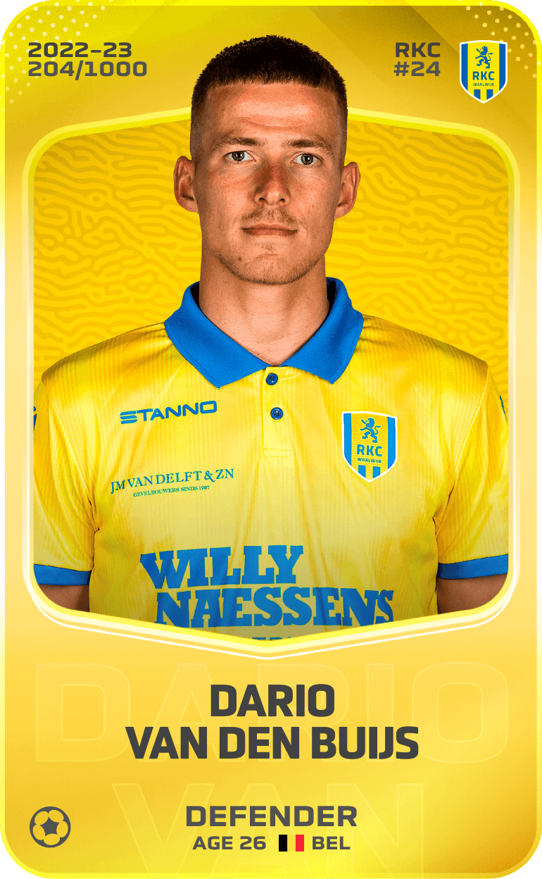 Dario Van den Buijs 2022-23 • Limited 204/1000