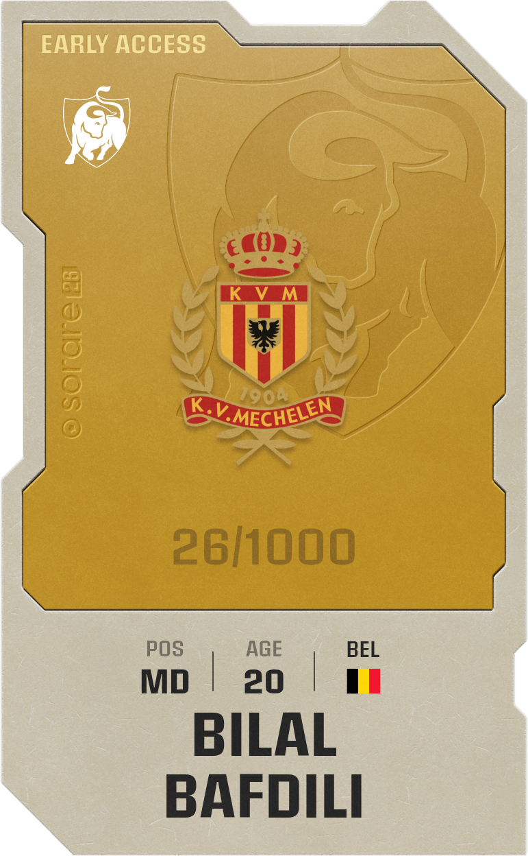 Bilal Bafdili 2025-26 • Limited 26/1000