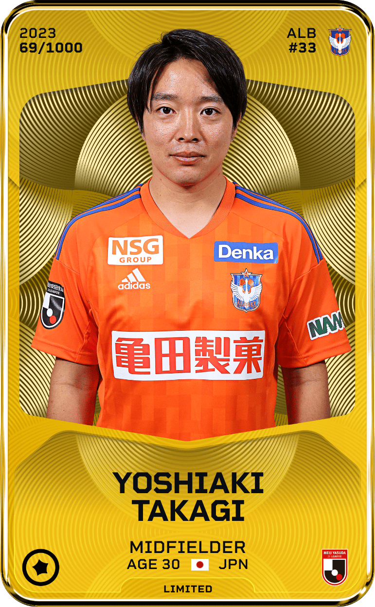 Yoshiaki Takagi 2023-24 • Limited 69/1000
