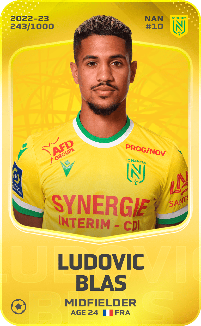 Ludovic Blas 2022-23 • Limited 243/1000