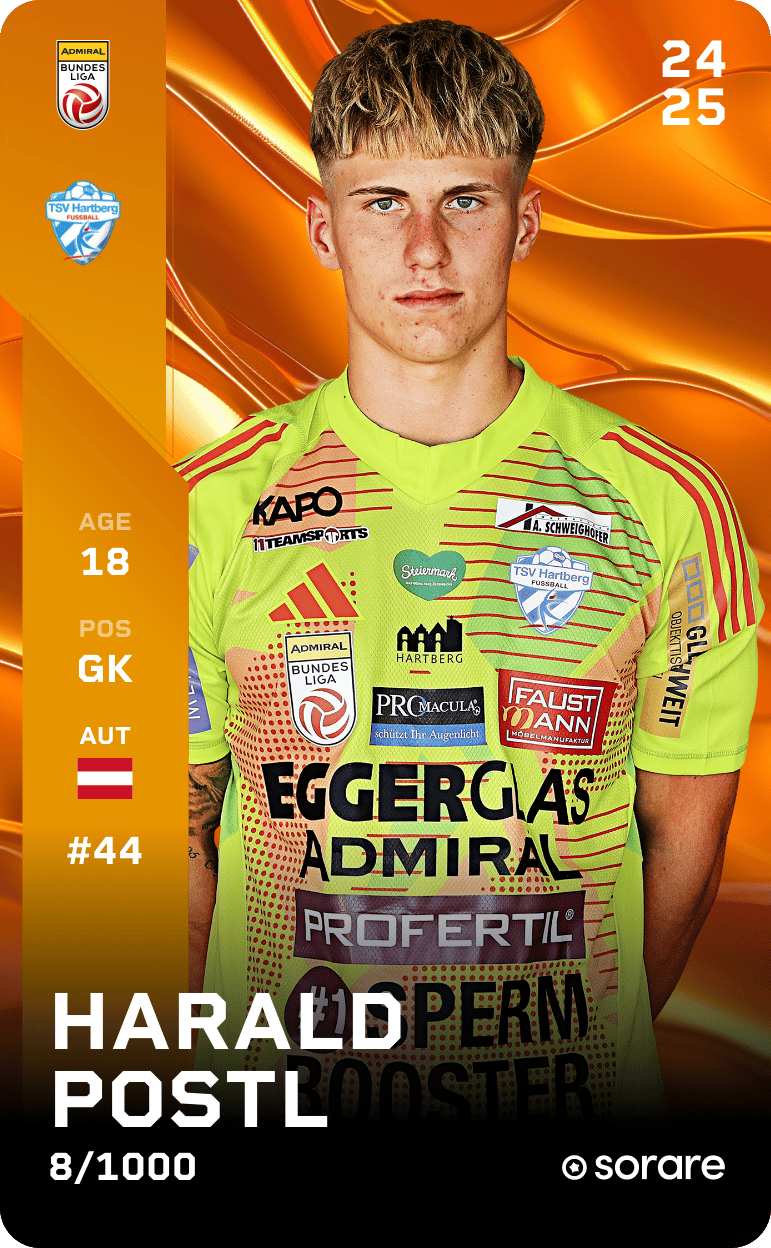 Harald Postl 2024-25 • Limited 8/1000