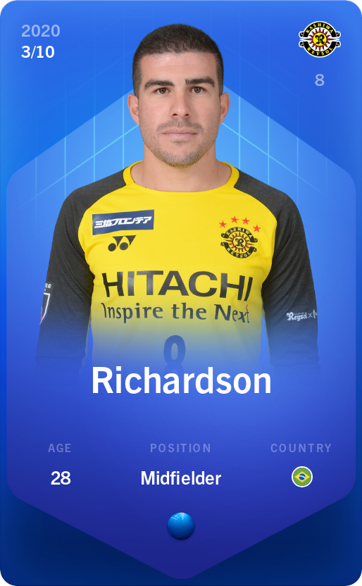 Sorare - Sorare Official - Richardson 2020-21 • Super Rare 3/10 - NFT # 69914691603594385740674777102513571596450545782885791047096421074951067558241