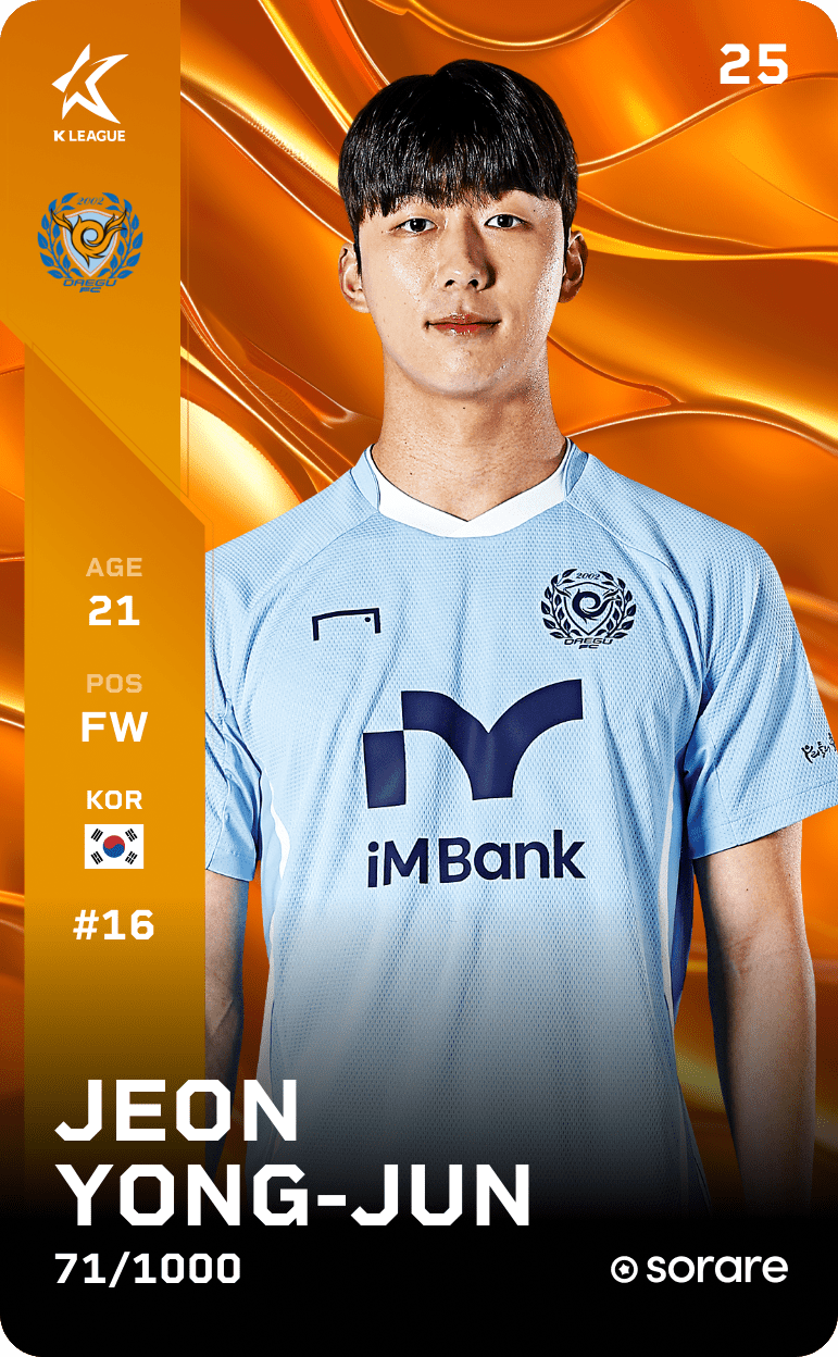 Jeon Yong-Jun 2025-26 • Limited 71/1000