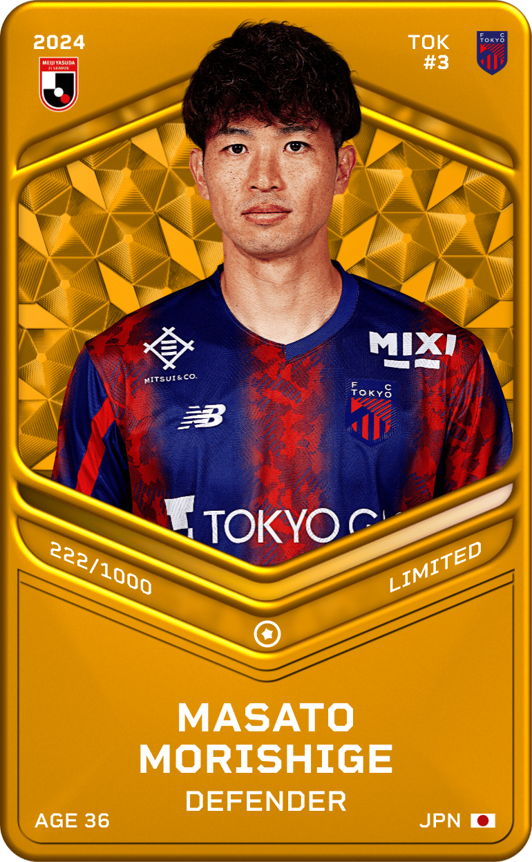 Masato Morishige 2024-25 • Limited 222/1000