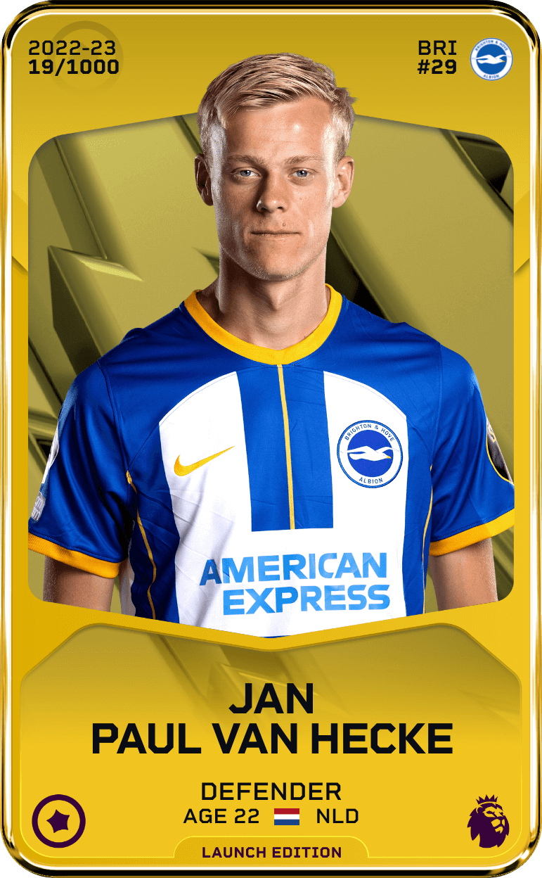 Jan Paul Van Hecke 2022-23 • Limited 19/1000