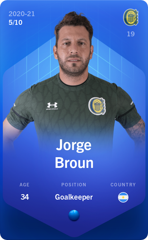 Sorare - Sorare Official - Jorge Broun 2020-21 • Super Rare 5/10 - NFT # 51958767284549270061970997400981413206913608378352620700743781622396772339146