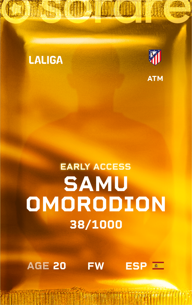 Samu Omorodion 2024-25 • Limited 38/1000
