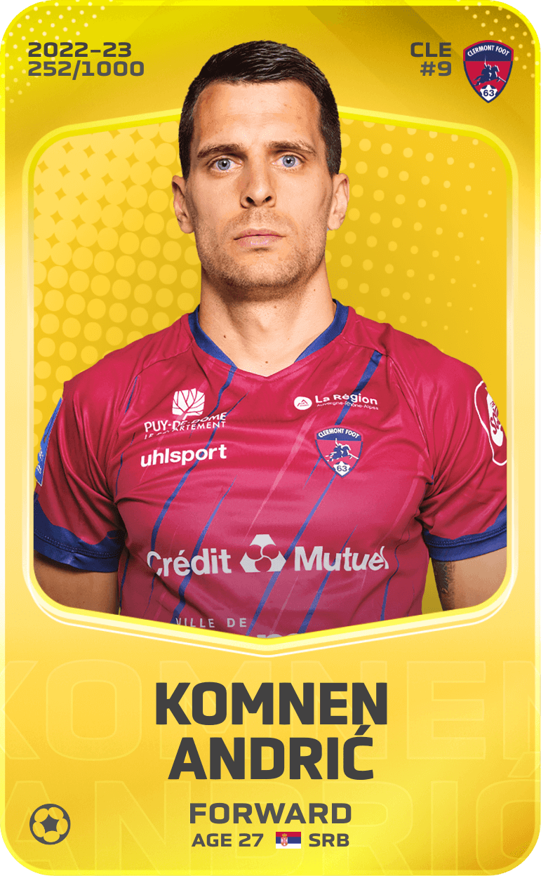 Komnen Andrić 2022-23 • Limited 252/1000