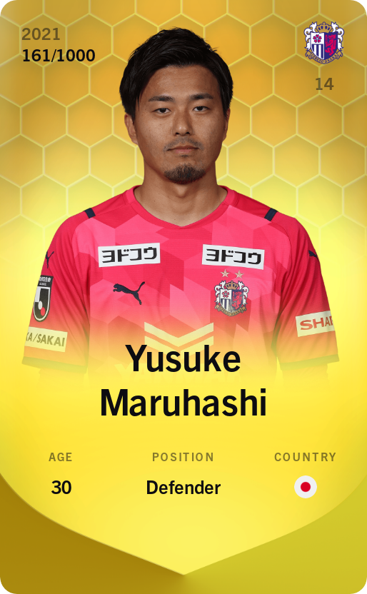 Sorare - Sorare Official - Yusuke Maruhashi 2021-22 • Limited 161/1000 - NFT # 106692028754452599780205445475561332369882095584086834880148968424776693006049