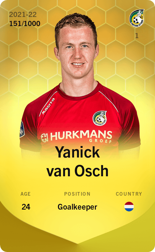 Yanick van Osch 2021-22 • Limited 151/1000