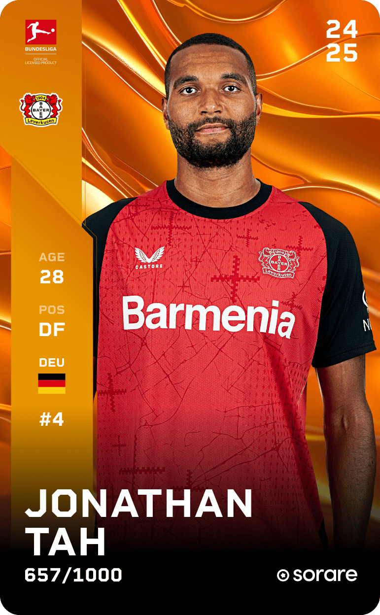 Jonathan Tah 2024-25 • Limited 657/1000