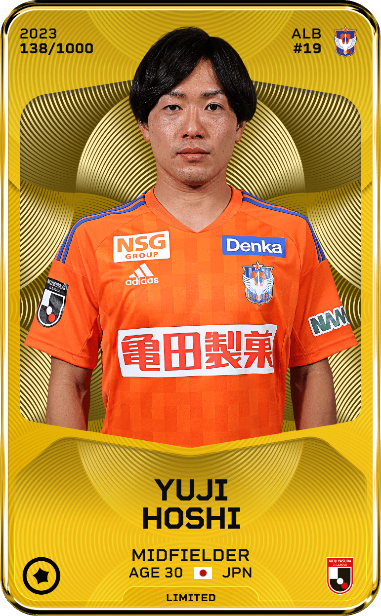 Yuji Hoshi 2023-24 • Limited 138/1000