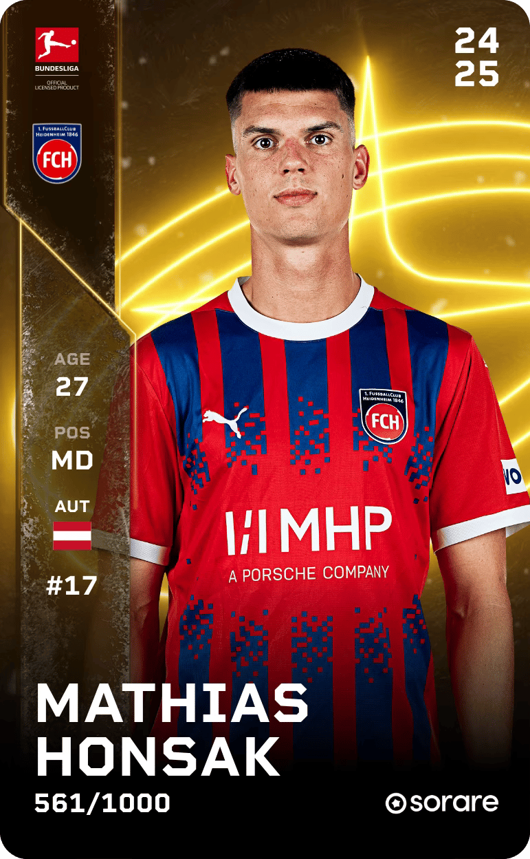 Mathias Honsak 2024-25 • Limited 561/1000